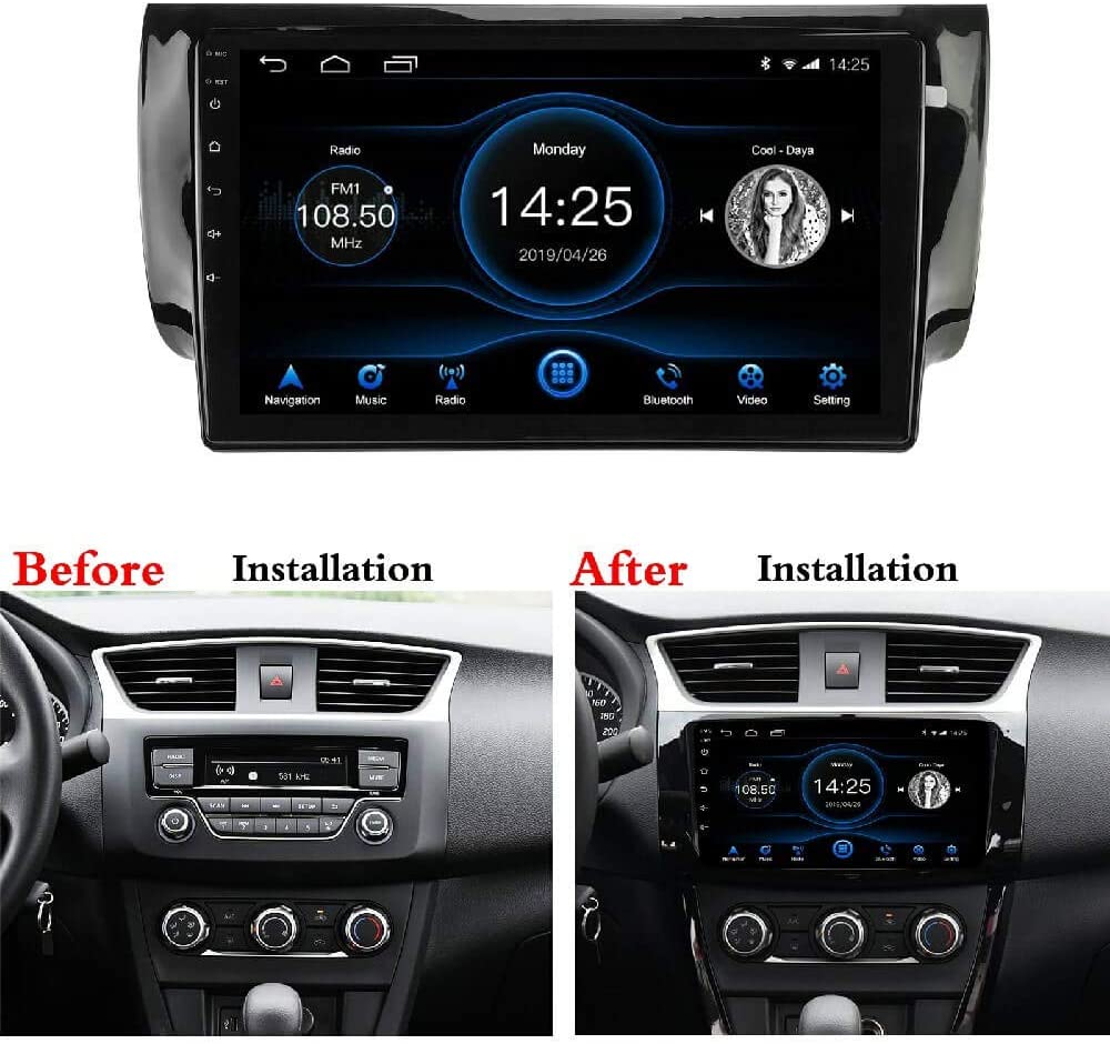 for Nissan Sentra 2013-2017 Android 10.1 Car Radio Stereo